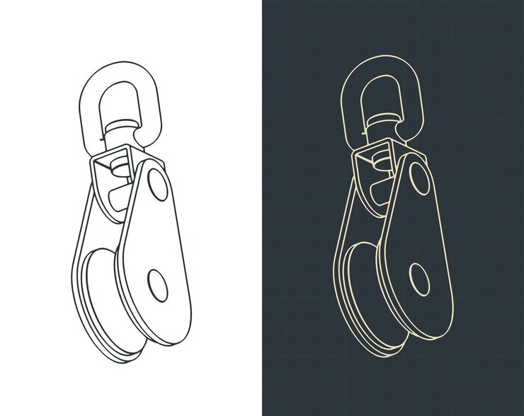 Vector bloque único para el aparejo de planos isométricos