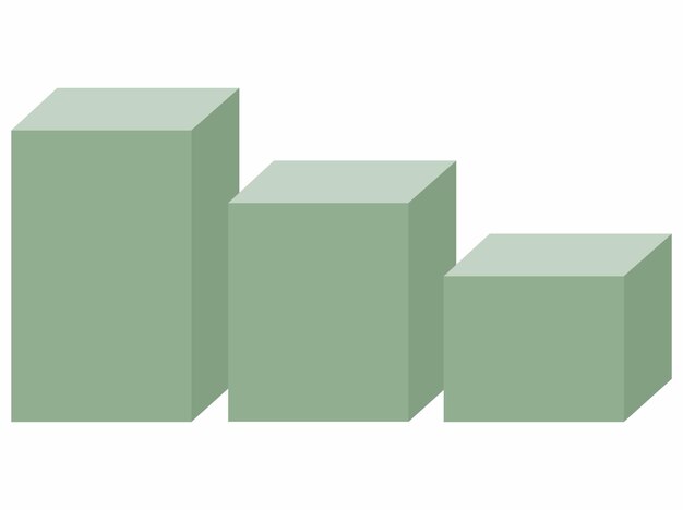 un bloque verde con un fondo blanco que dice la palabra en él