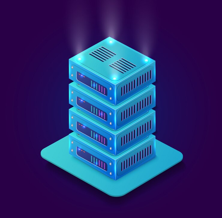 Vector bloqueado isométrico 3d