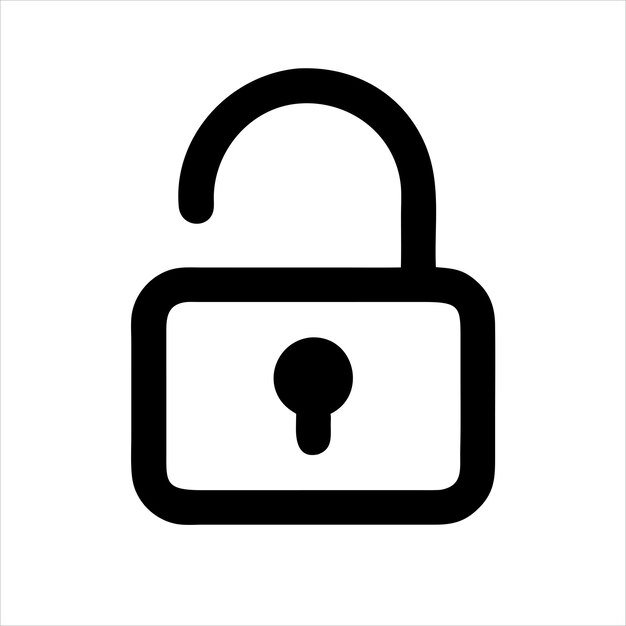 bloqueo de seguridad proteger bloqueo seguro privacidad segura ilustración del icono
