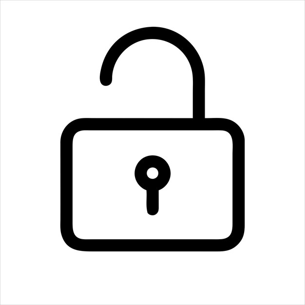 bloqueo de seguridad proteger bloqueo seguro privacidad segura ilustración del icono