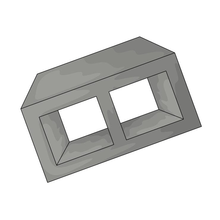 Vector bloques de hormigón