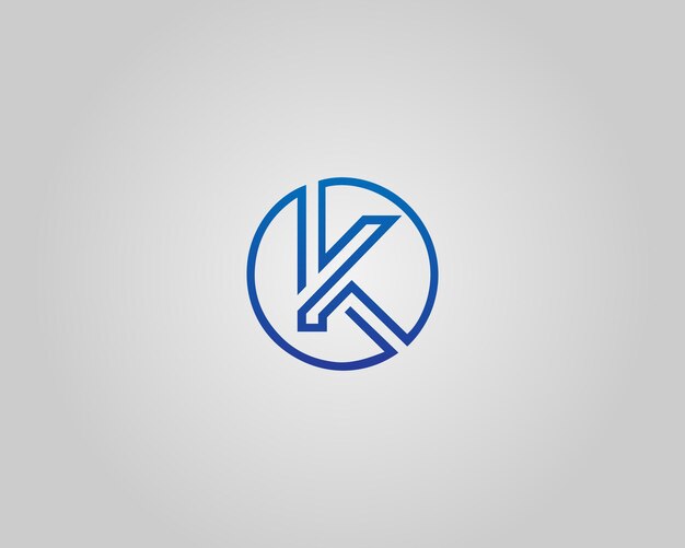 Blue Circle K Lettermark