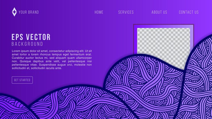 Vector blue doodle web design abstract background eps vector para sitio web, página de inicio, página de inicio, página web