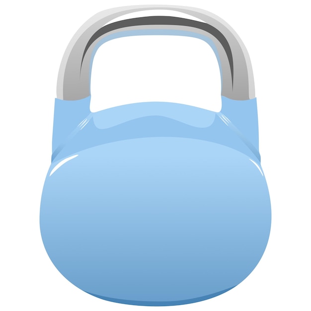 Blue Kettlebell para entrenamiento de fuerza y fitness