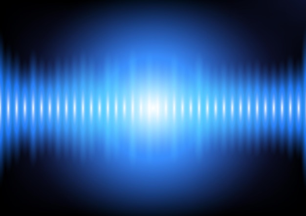 Blue Wave Sound Esta cautivadora ilustración captura la esencia del sonido a través de