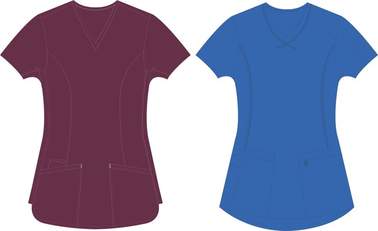 Vector blusa y pantalón médico