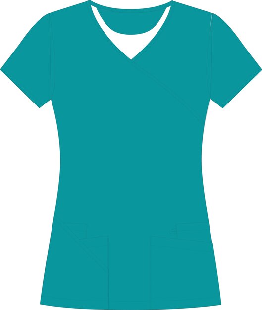 Vector blusa y pantalón médico