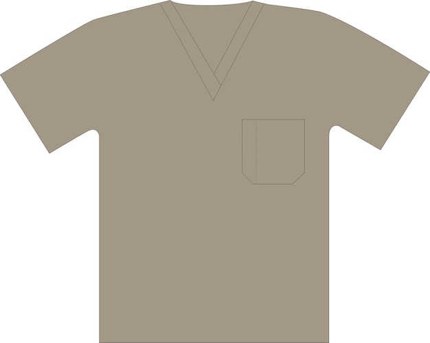 Vector blusa y pantalón médico