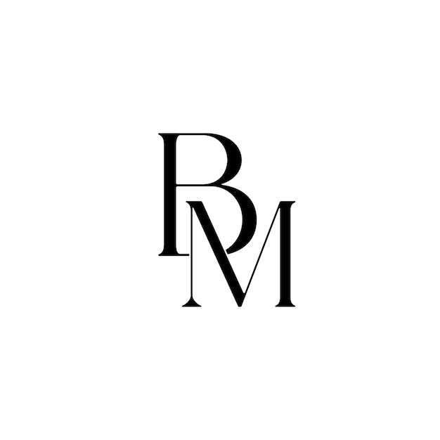 bm letra logob letra logobm símbolo logotipo