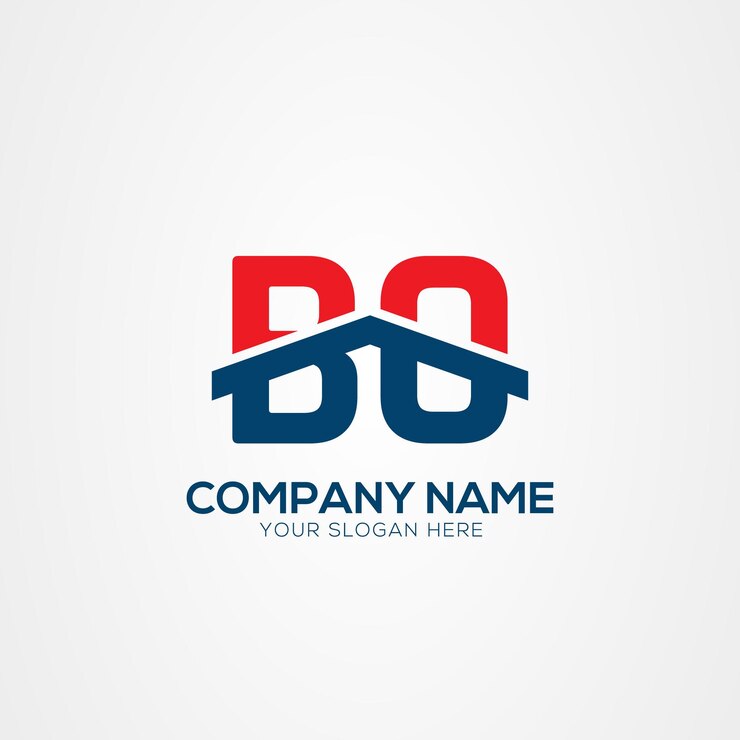 Vector bo o ob creative modern letters elemento de diseño del logotipo