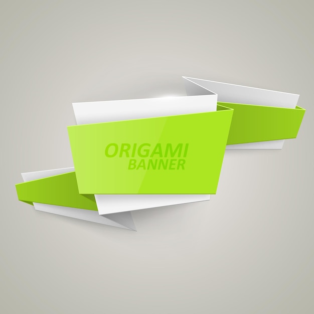 Bocadillo de diálogo de origami abstracto