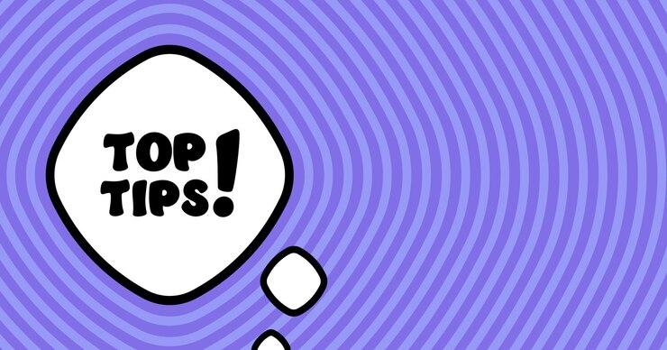 Vector bocadillo de diálogo con texto de consejos superiores boom estilo cómico retro estilo de arte pop icono de línea vectorial para negocios y publicidad