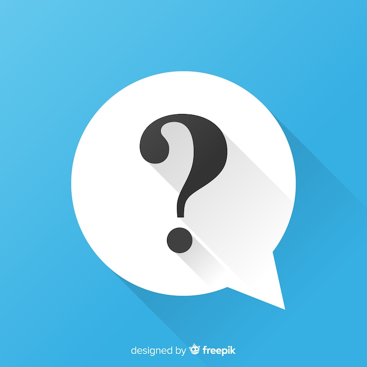 Vector bocadillo con interrogación