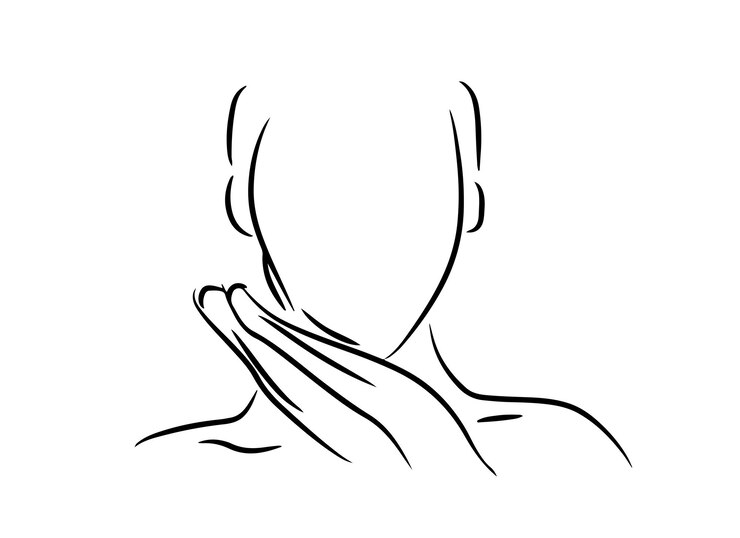 Vector boceto, dibujado a mano, arte de una sola línea que las mujeres usan para el póster y el fondo del logotipo