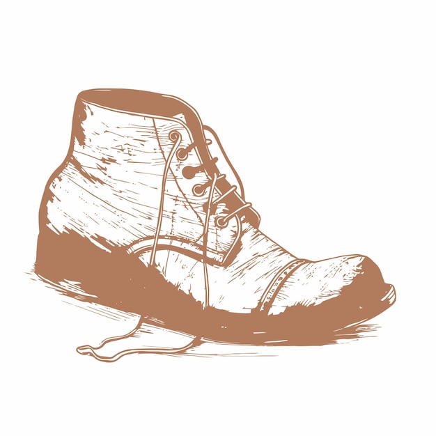 boceto de un zapato