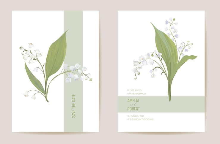 Vector boda lirio floral ahorre la fecha establecida. vector de flores de primavera, hojas de tarjeta de invitación boho. marco pastel plantilla acuarela, cubierta de san valentín, diseño de fondo moderno, papel tapiz