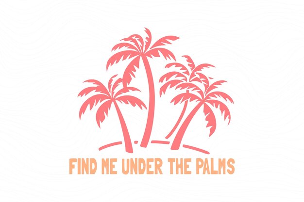 Boho Retro Summer Beach SVG diseño de camiseta Encuéntrame bajo las ciruelas