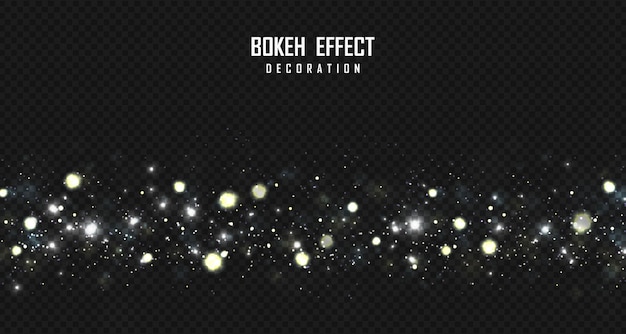 El bokeh abstracto crece el fondo decorativo de las ilustraciones del efecto del elemento.