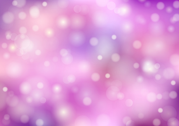 Vector bokeh desenfoque de fondo. color pastel, morado y rosa. vector abstracto