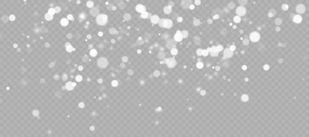 Bokeh deslumbramiento luces Efectos de deslumbramiento translúcidos borrosos blancos Efecto de luz abstracto Vector