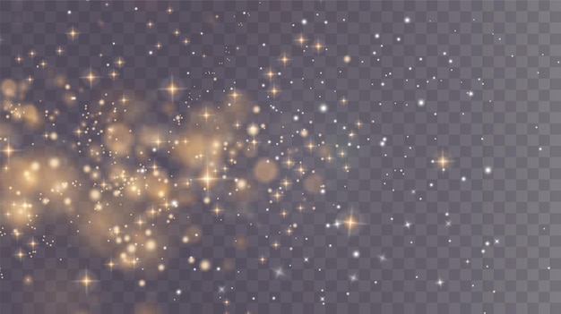 Bokeh luces efecto fondo luz de polvo png blanco fondo de Navidad de polvo brillante