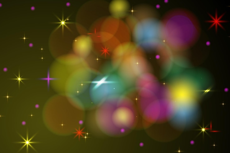 Vector bokeh luz fondo claro ilustración de vector de fondo claro banner de fondo claro