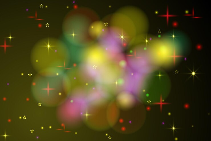 Vector bokeh luz fondo claro ilustración de vector de fondo claro banner de fondo claro