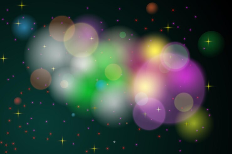 Vector bokeh luz fondo claro ilustración de vector de fondo claro banner de fondo claro