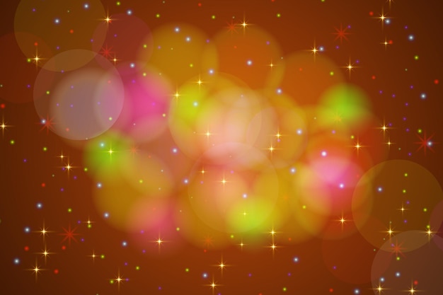 Bokeh Luz fondo claro Ilustración de vector de fondo claro Banner de fondo claro