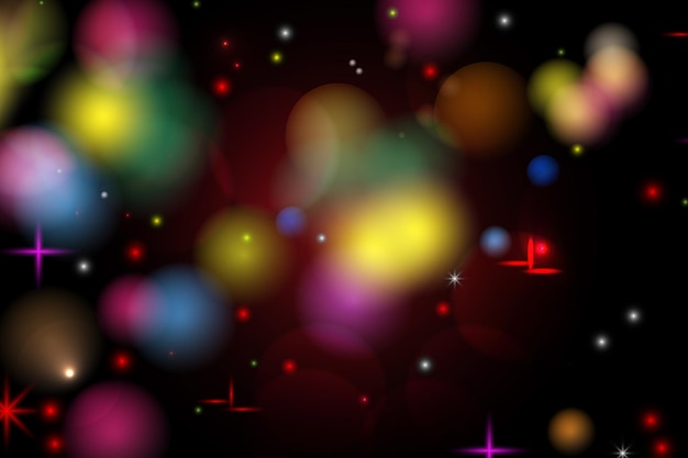 Bokeh luz fondo claro ilustración de vector de fondo claro banner de fondo claro