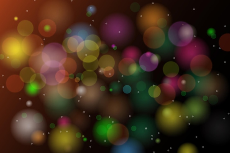 Vector bokeh luz fondo claro ilustración de vector de fondo claro banner de fondo claro