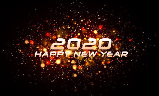 Bokeh sparkle Navidad 2020 fondo.