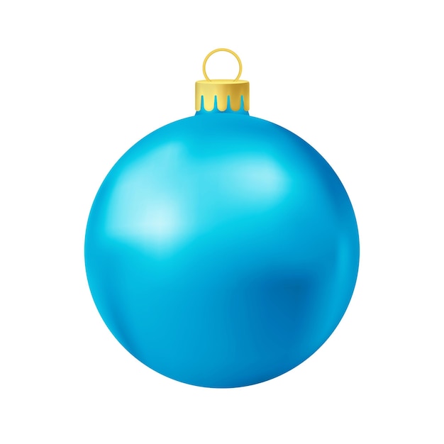 Bola de árbol de Navidad azul