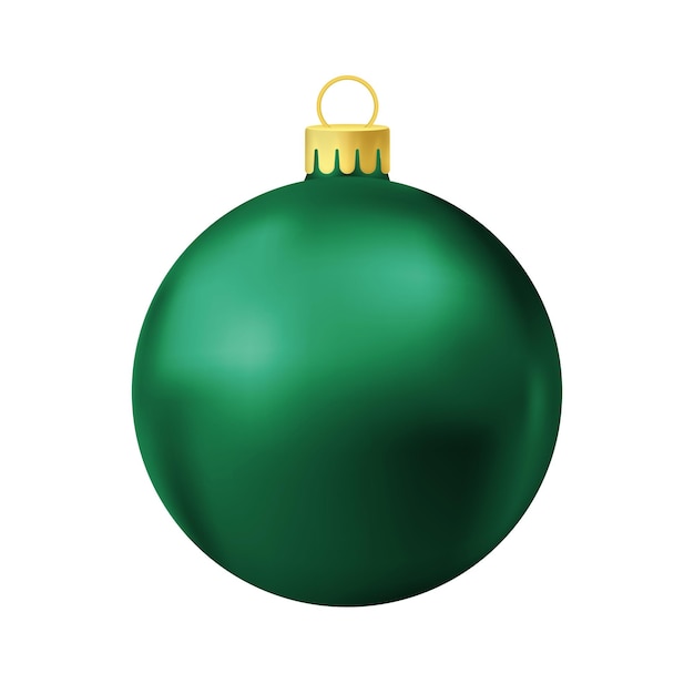 Bola de árbol de Navidad verde