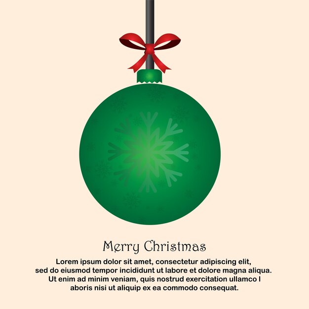 Bola del árbol de navidad