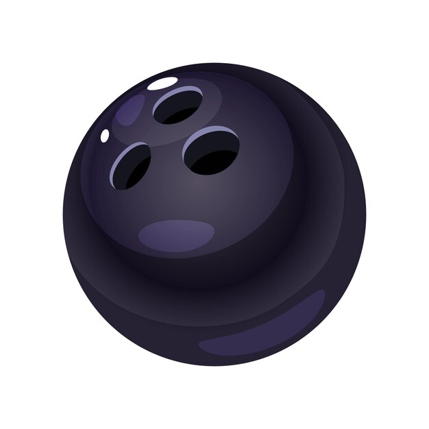 Bola de bolos aislada sobre un fondo blanco