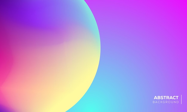 Bola de círculo colorido abstracto V1
