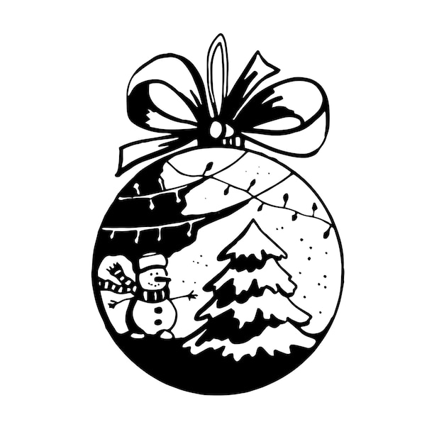 Bola de decoración de árbol de Navidad