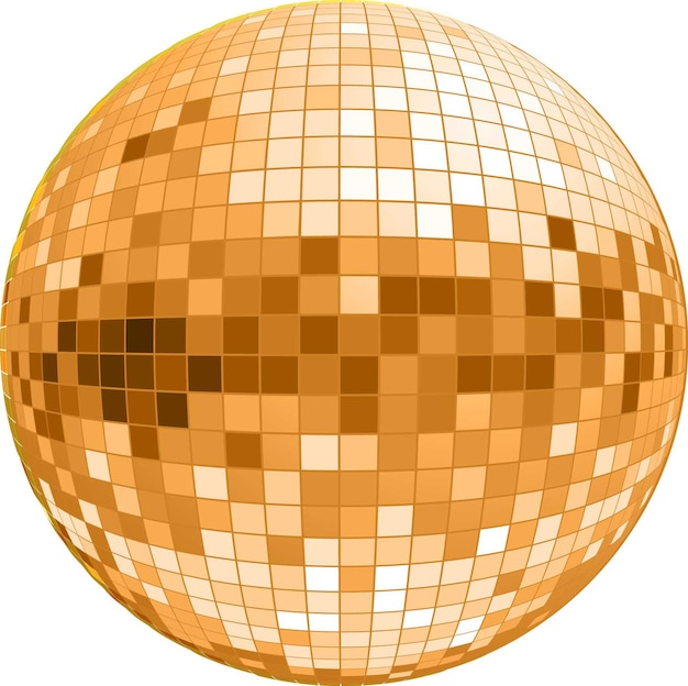 bola de discoteca dorada lámpara de discoteca bola de espejos discoteca bola de discoteca realista bola de discoteca