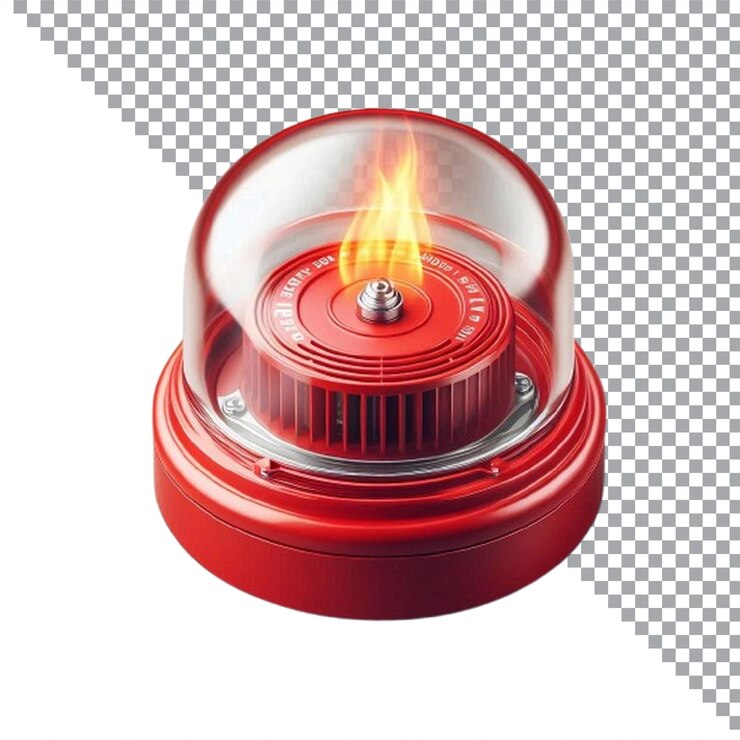 Vector una bola de fuego que está en un fondo blanco