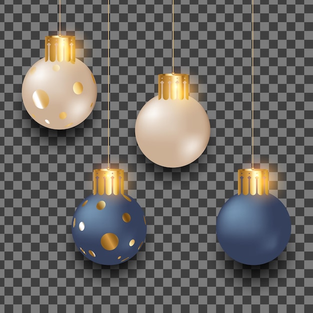 Bola de Navidad con adornos navideños realistas