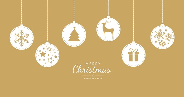 Bola de Navidad colgante Elemento decorativo de Navidad Estandarte de Navidad Feliz Navidad Año Nuevo