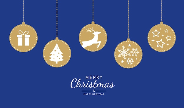 Bola de Navidad colgante Elemento decorativo de Navidad Estandarte de Navidad Feliz Navidad Año Nuevo