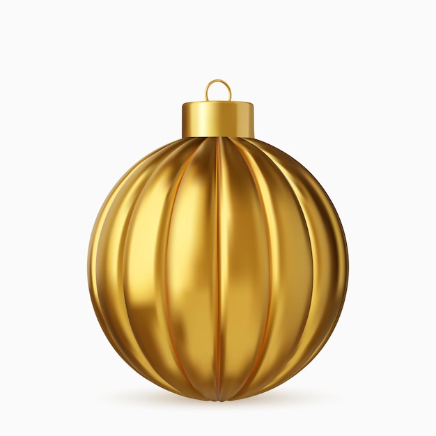 Bola de navidad de oro