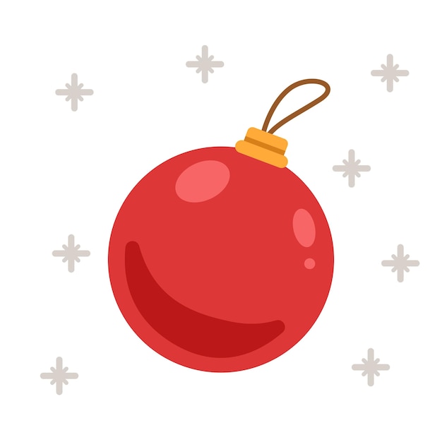 Bola de Navidad roja