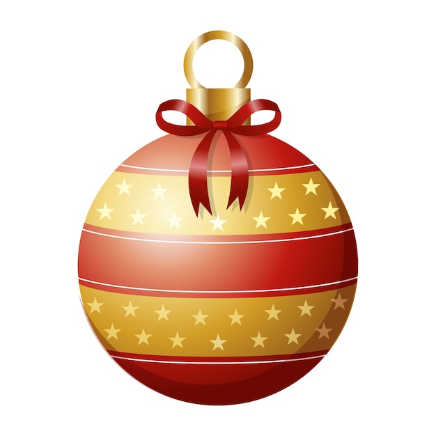bolas de Navidad aisladas sobre un fondo blanco