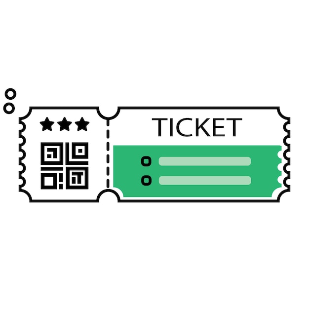 boletos de viaje y cupones de compras icono ilustración vectorial