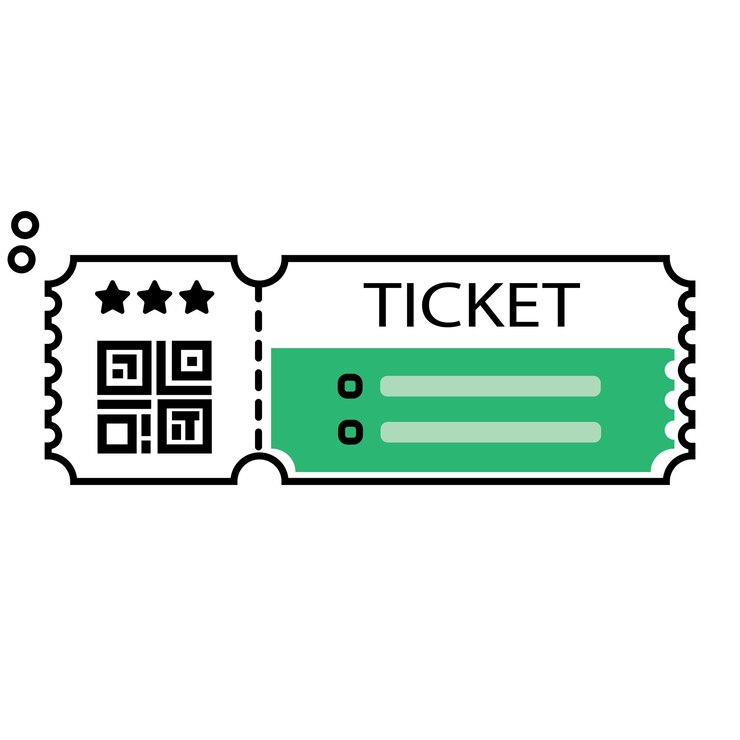 Vector boletos de viaje y cupones de compras icono ilustración vectorial