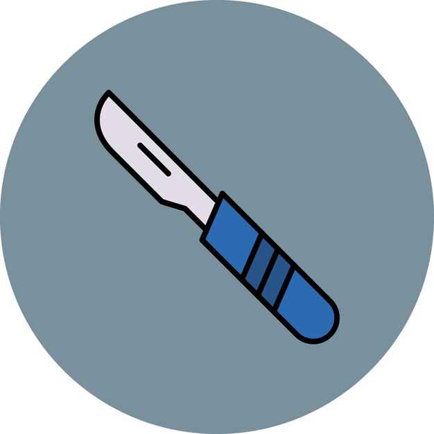 un bolígrafo azul con un mango azul y un bolígrafos azul en él
